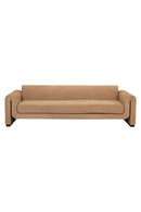 Hospitality furniture - Tan Nubuck Leather Sofa - www.oroatrade.com