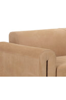 Hospitality furniture - Tan Nubuck Leather Sofa - www.oroatrade.com