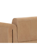 Hospitality furniture - Tan Nubuck Leather Sofa - www.oroatrade.com
