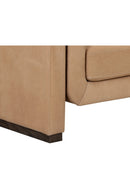 Hospitality furniture - Tan Nubuck Leather Sofa - www.oroatrade.com