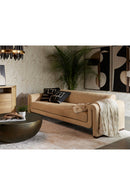 Hospitality furniture - Tan Nubuck Leather Sofa - www.oroatrade.com