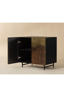 Antique Brass Ombre Nightstand | Splendido Auburn | Oroa.com