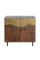 Antique Brass Ombre Nightstand | Splendido Auburn | Oroa.com