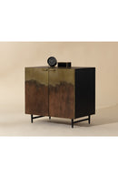 Antique Brass Ombre Nightstand | Splendido Auburn | Oroa.com