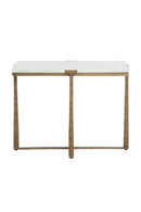 Rectangular White Marble Side Table | Splendido Cowell | Oroatrade.com