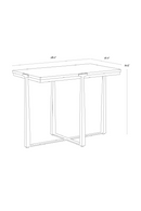 Rectangular White Marble Side Table | Splendido Cowell | Oroatrade.com