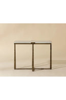 Rectangular White Marble Side Table | Splendido Cowell | Oroatrade.com