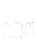 Cream Breccia Marble Console Table | Splendido Ardi | Oroa.com