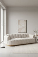 Channeled Cream Sofa | Splendido Tadeo | Oroa.com