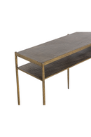 Antique Brass 2-Layer Console Table | Splendido Naini | Oroatrade.com