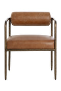 Leather Bolster-Back Dining Chair | Splendido Ajani | Oroa.com