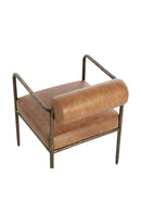 Leather Bolster-Back Dining Chair | Splendido Ajani | Oroa.com