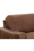 Stitched Panel Brown Leather Sofa | Splendido Rafael | Oroa.com