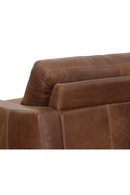 Stitched Panel Brown Leather Sofa | Splendido Rafael | Oroa.com
