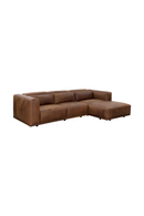 Brown Leather Chaise Sofa | Splendido Beau | Oroa.com