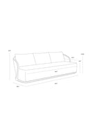 Cream Boucle Indoor/Outdoor Sofa | Splendido Bora | Oroa.com