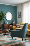 Blue Fabric Lounge Chair | Splendido Aletta | Oroa.com