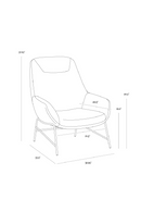 Leather Exterior Lounge Chair | Splendido Lucier | Oroa.com