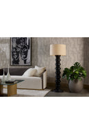 Black Wooden Base Floor Lamp | Splendido Capo | Oroa.com