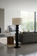 Black Wooden Base Floor Lamp | Splendido Capo | Oroa.com