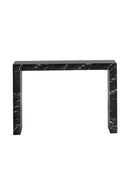 Black Marble-Look Indoor/Outdoor Console Table | Splendido Axle | Oroa.com