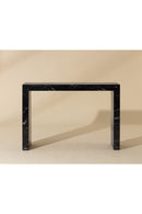 Black Marble-Look Indoor/Outdoor Console Table | Splendido Axle | Oroa.com