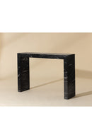 Black Marble-Look Indoor/Outdoor Console Table | Splendido Axle | Oroa.com