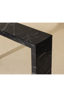 Black Marble-Look Indoor/Outdoor Console Table | Splendido Axle | Oroa.com