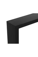 Black Minimalist Indoor/Outdoor Console Table | Splendido Axle | Oroa.com