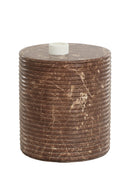 Mocha Concrete Indoor/Outdoor Stool | Splendido Riva | Oroa.com