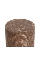 Mocha Concrete Indoor/Outdoor Stool | Splendido Riva | Oroa.com