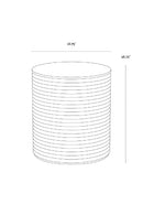 Mocha Concrete Indoor/Outdoor Stool | Splendido Riva | Oroa.com