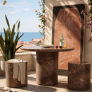 Mocha Concrete Indoor/Outdoor Stool | Splendido Riva