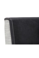 Black Bonded Leather Bar Stool | Splendido Joplin | Oroa.com