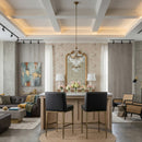 Black Leather Counter Stool | Splendido Joplin