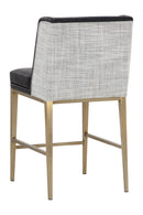 Black Leather Counter Stool | Splendido Joplin | Oroa.com