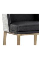 Black Leather Counter Stool | Splendido Joplin | Oroa.com