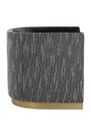 Gold Inlay Curved Lounge Chair | Splendido Larron | Oroa.com