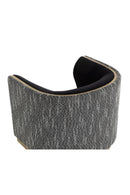 Gold Inlay Curved Lounge Chair | Splendido Larron | Oroa.com