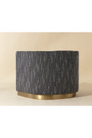 Gold Inlay Curved Lounge Chair | Splendido Larron | Oroa.com