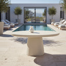 Sculptural Indoor/Outdoor Concrete Dining Table | Splendido Celica