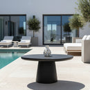 Sculptural Indoor/Outdoor Concrete Dining Table | Splendido Celica