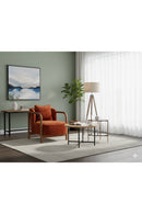 Curved Wood Frame Lounge Chair | Splendido Beatrice | Oroa.com