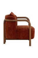 Curved Wood Frame Lounge Chair | Splendido Beatrice | Oroa.com