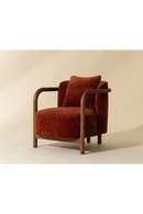 Curved Wood Frame Lounge Chair | Splendido Beatrice | Oroa.com