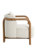 Curved Wood Frame Lounge Chair | Splendido Beatrice | Oroa.com