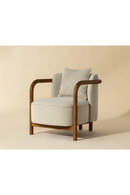 Curved Wood Frame Lounge Chair | Splendido Beatrice | Oroa.com