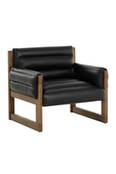 Tufted Black Leather Lounge Chair | Splendido Ferguson | Oroa.com