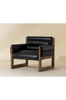 Tufted Black Leather Lounge Chair | Splendido Ferguson | Oroa.com