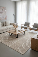 Taupe Wool-Viscose Area Rug | Splendido Corinthia | Oroa.com